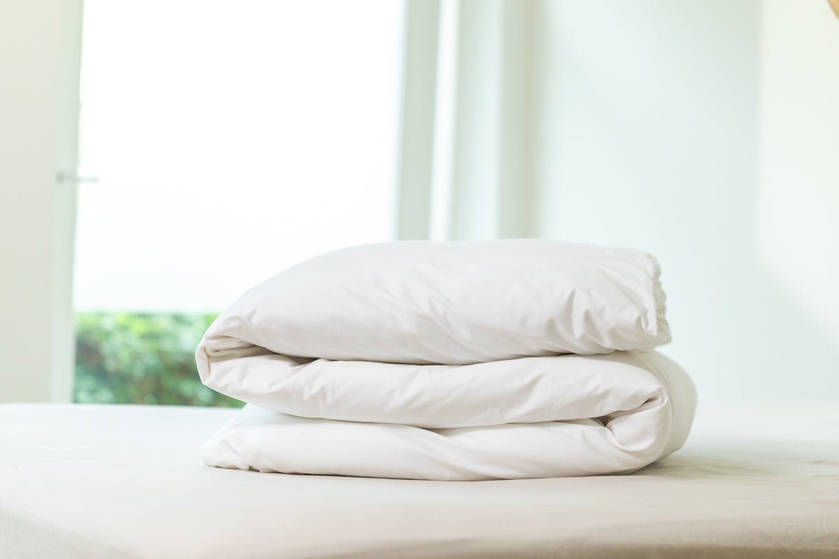 Wit Dekbed set 4 Seizoenen Dons met ritsen 240x220